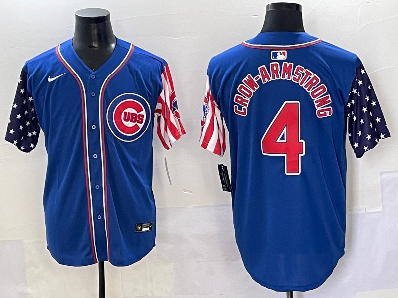 Men's Chicago Cubs Pete Crow-Armstrong #4 Royal Alternate Limited Jersey